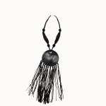 Collier Bohème Chic en Perles Noires et Coquillage