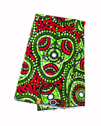 Tissu Wax Africain - 6 yards 100% coton