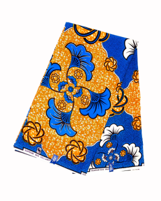 Tissu Wax Africain - 6 yards 100% coton