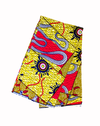 Tissu Wax Africain - 6 yards 100% coton