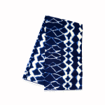 Tissu Batik Bleu Marine à Motifs Géométriques 6 yards 100% coton