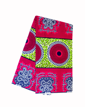 Tissu Wax Ondes Chaleureuses