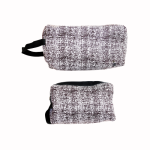 Trousse en wax et en jean personnalisée , pour homme et Femme