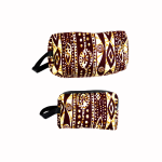 trousse en wax et toile personnalisée , pour homme et Femme
