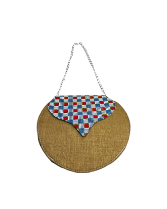 Sac rond en wax et jean
