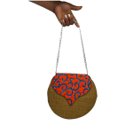 Sac rond en wax et jean