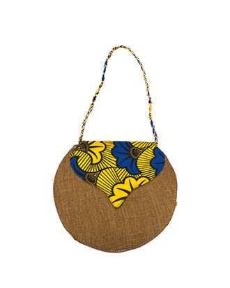 Sac rond en wax et jean