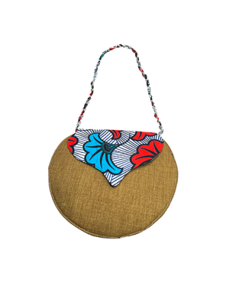 Sac rond en wax et jean
