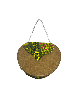 Sac rond en wax et jean