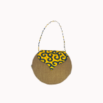 Sac rond en wax et jean