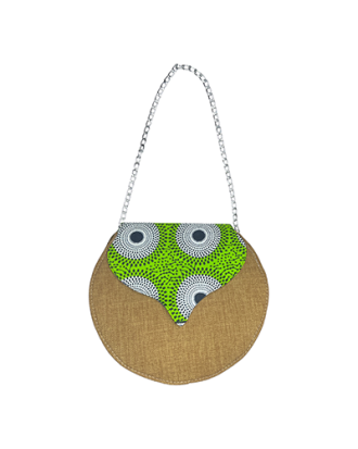 Sac rond en wax et jean