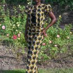 Ensemble pantalon taille haute et d’une veste courte