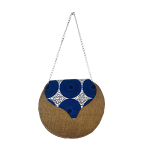 Sac rond en wax et jean