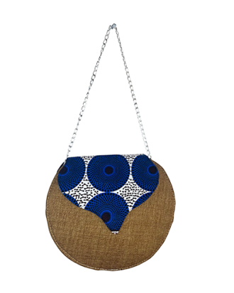 Sac rond en wax et jean